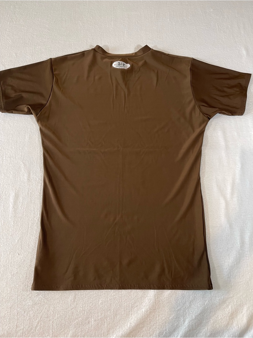 Under Armour Brown Short Sleeve Performance Tee with White Logo - Picture 9 of 14